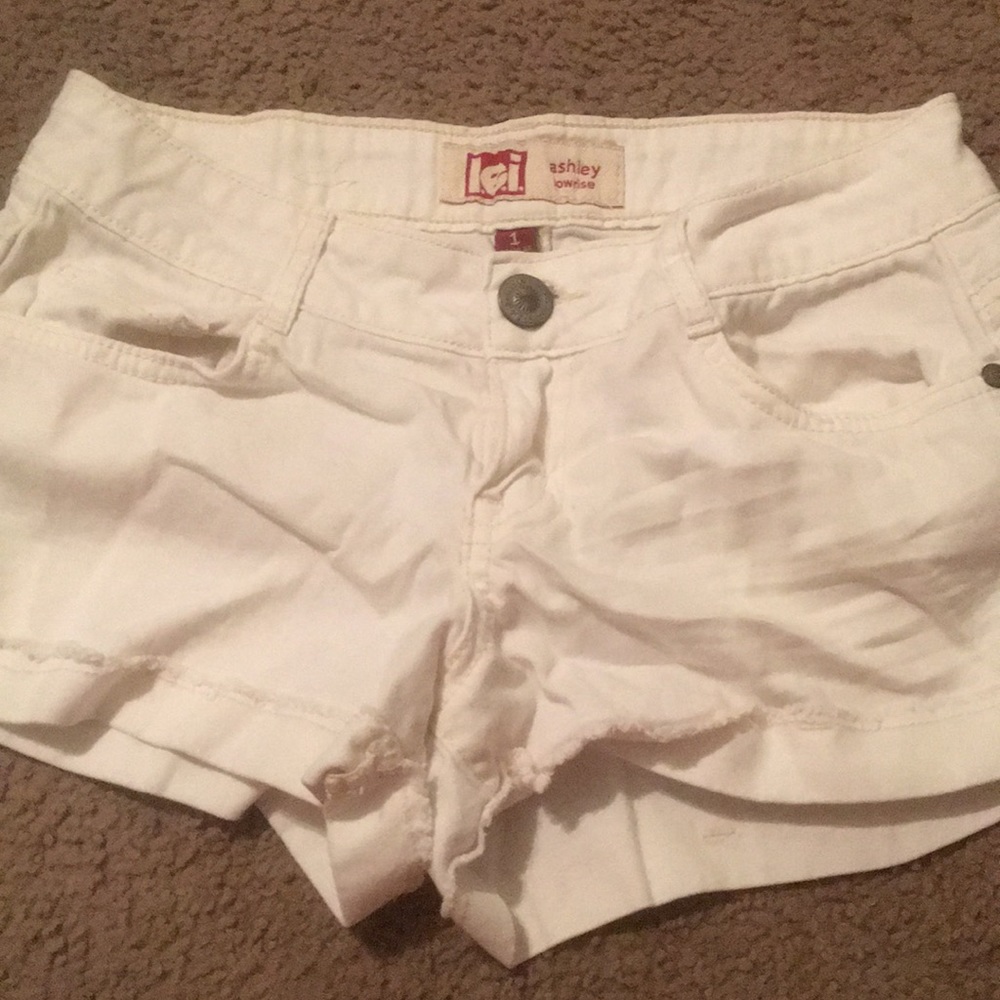 White shorts